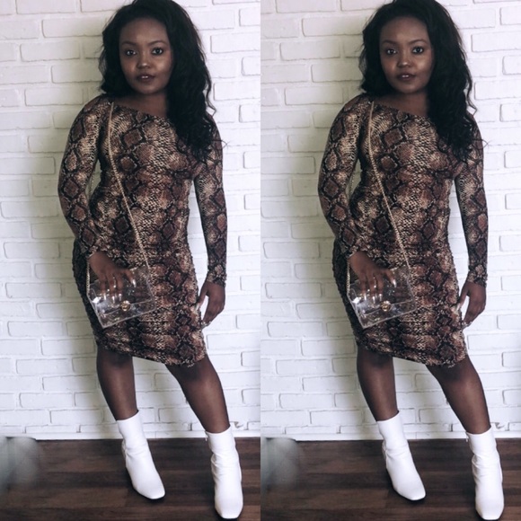 Snakeskin print dress 🐍 - Picture 1 of 4